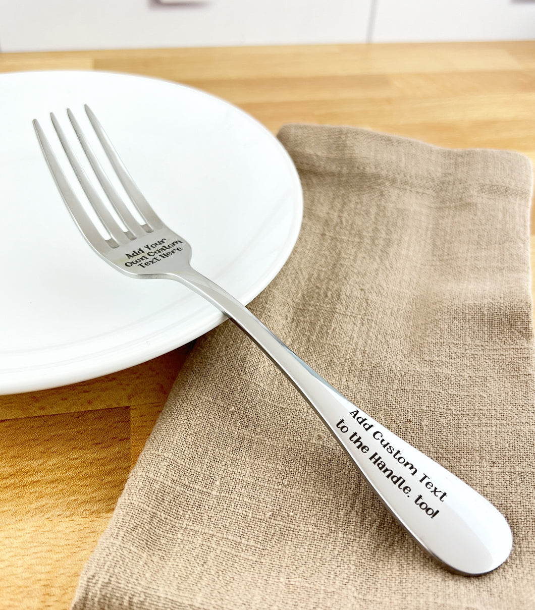Customized Engraved Fork
